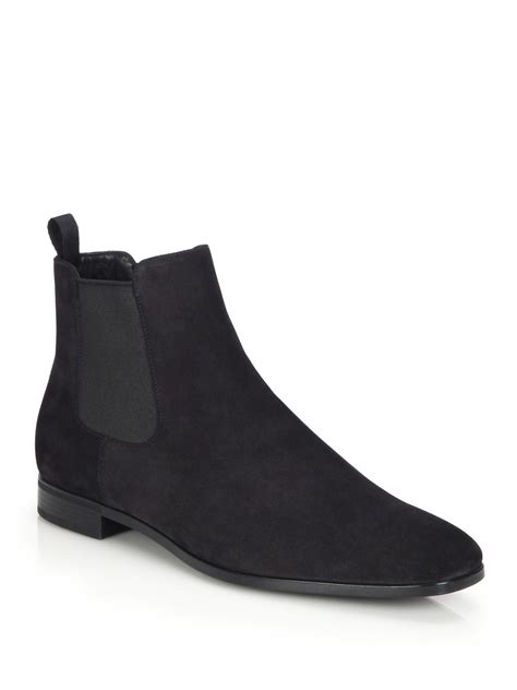 prada chelsea boots suede.